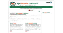 Desktop Screenshot of agriplacement.in
